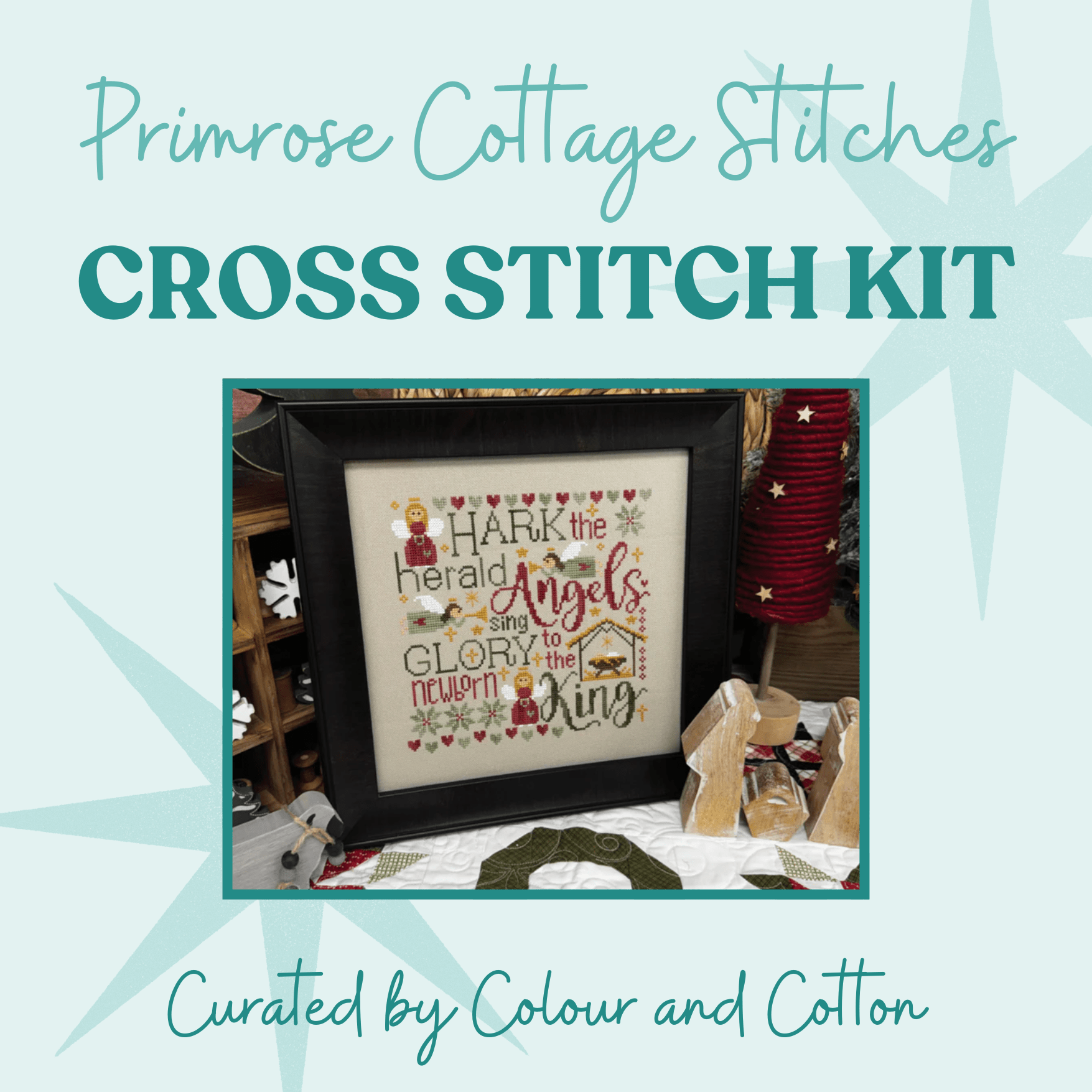 Full Kit Hark the Herald by Primrose Cottage Stitches – Colour and Cotton
