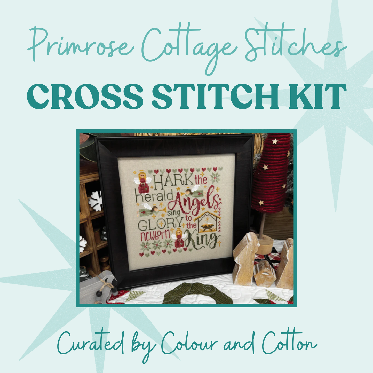 Full Kit Hark the Herald by Primrose Cottage Stitches