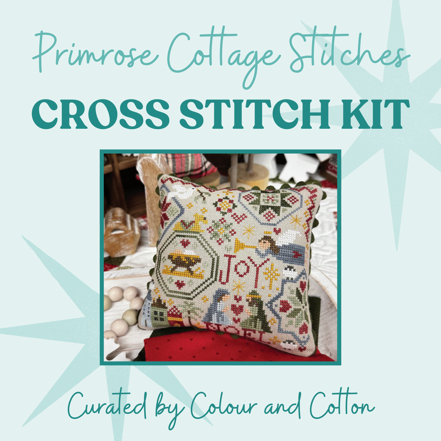 Full Kit Nativity Quaker by Primrose Cottage Stitches