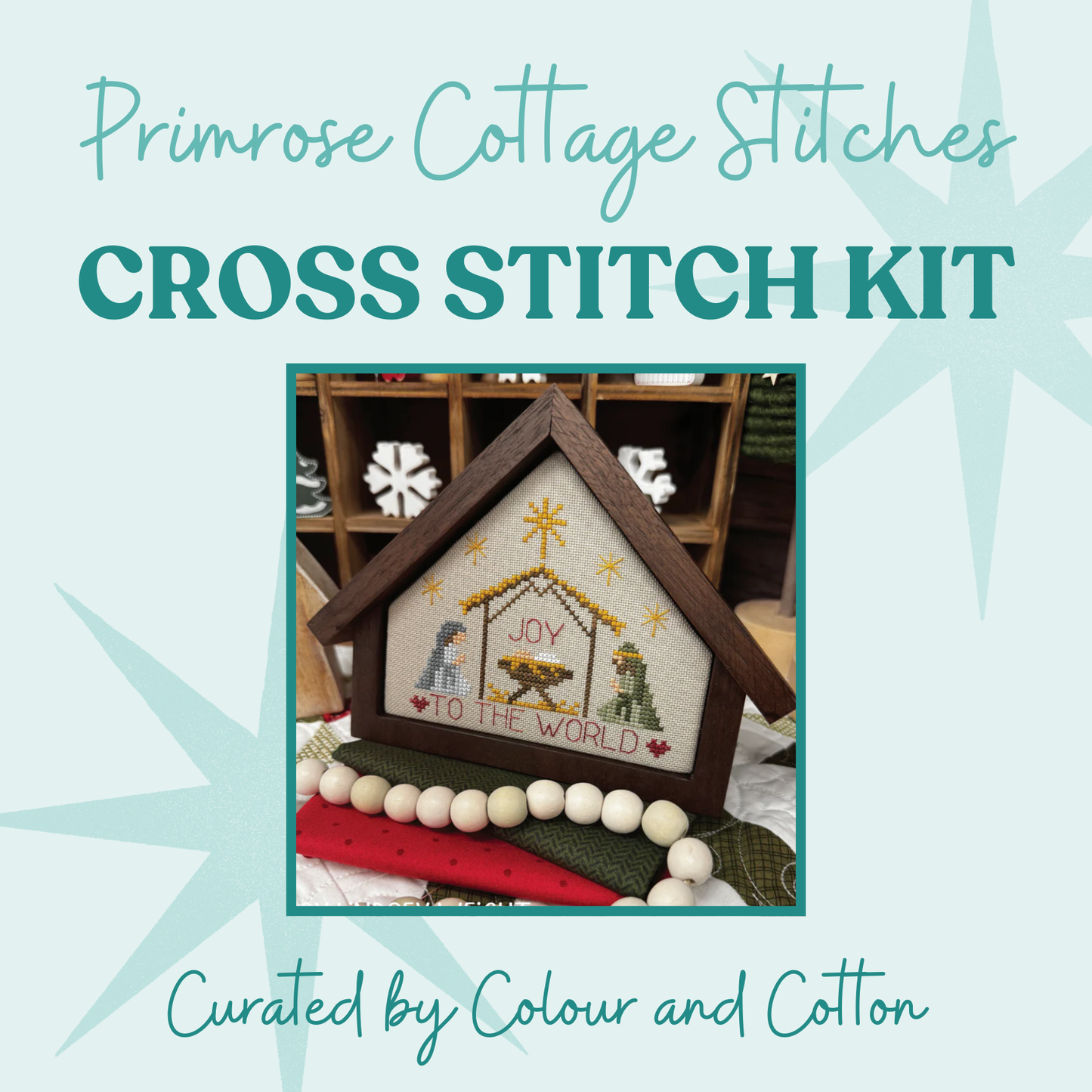 Full Kit Joy to the World by Primrose Cottage Stitches