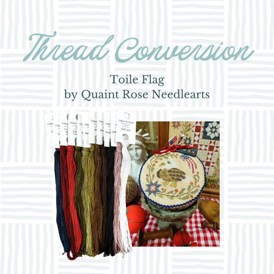 Thread Conversion Pack - Heal Our Land Pin Drum by Quaint Rose Needlearts