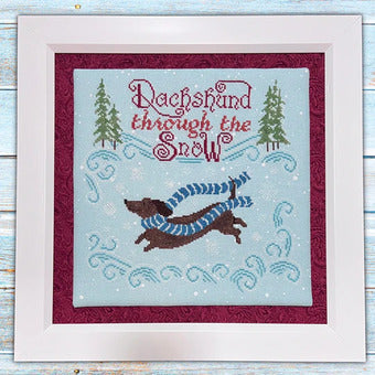 Dachshund through the Snow Pattern