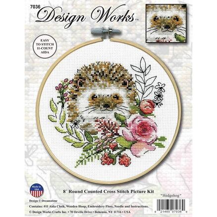 Hedgehog Cross Stitch Kit