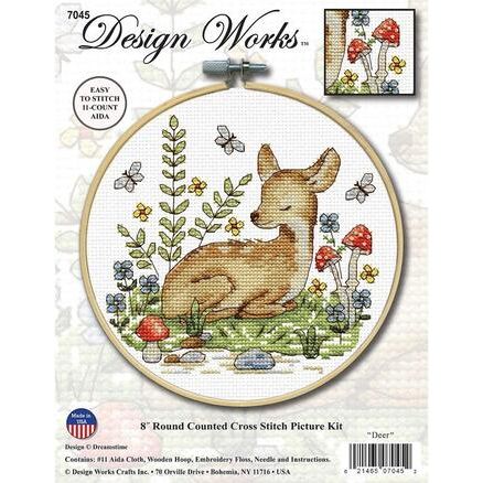 Deer Cross Stitch Kit