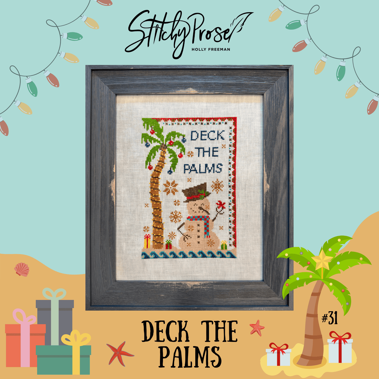 Deck the Palms Pattern