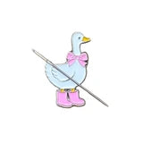Silly Goose Pink Boots Needle Minder