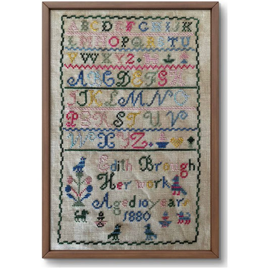 Edith Brough 1880 Sampler Pattern