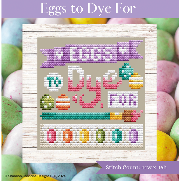Eggs to Dye For Pattern