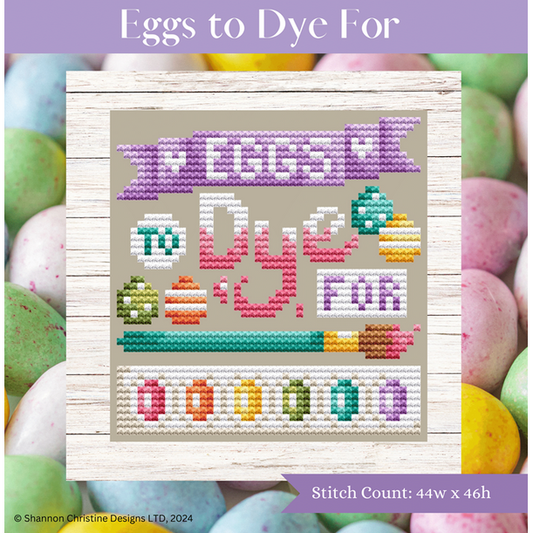 Eggs to Dye For Pattern