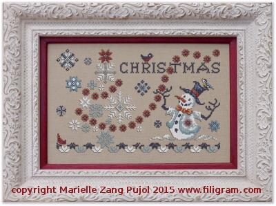 Christmas and Snowflakes Pattern
