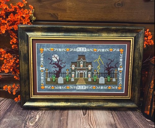 House in the Haunted Cemetery Pattern