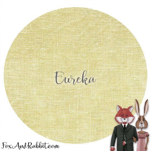 Fox and Rabbit Hand Dyed Fabric Eureka