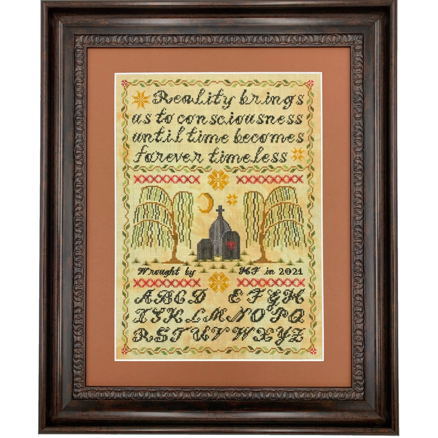 Forever Timeless Mourning Sampler Pattern