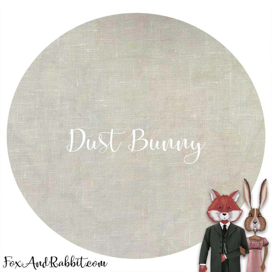 Fox and Rabbit Hand Dyed Fabric Dust Bunny