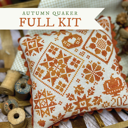 Full Kit - Autumn Quaker by Primrose Cottage Stitches