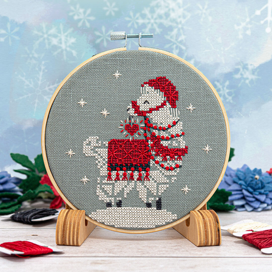 Snowflake Llama Ornament Pattern