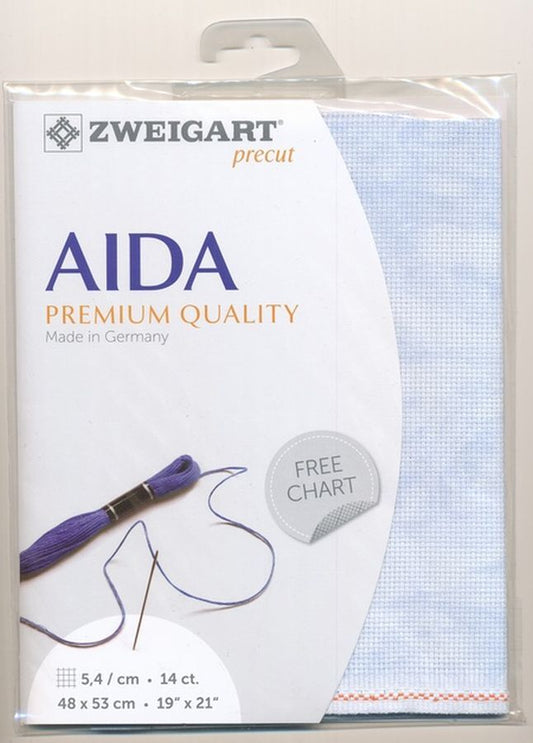 Zweigart 14 ct Aida Vintage 5139 Precut Fabric, 19" x 21"