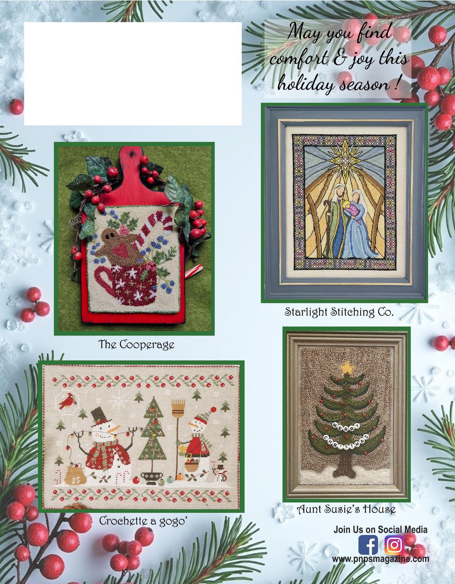 Punch Needle & Primitive Stitcher Winter 2025 Magazine