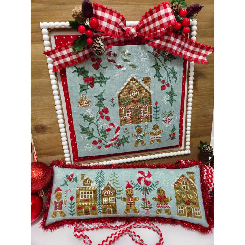 Gingerbread Village Set Pattern