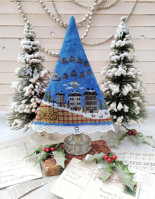 Santa's Night Tree Pattern