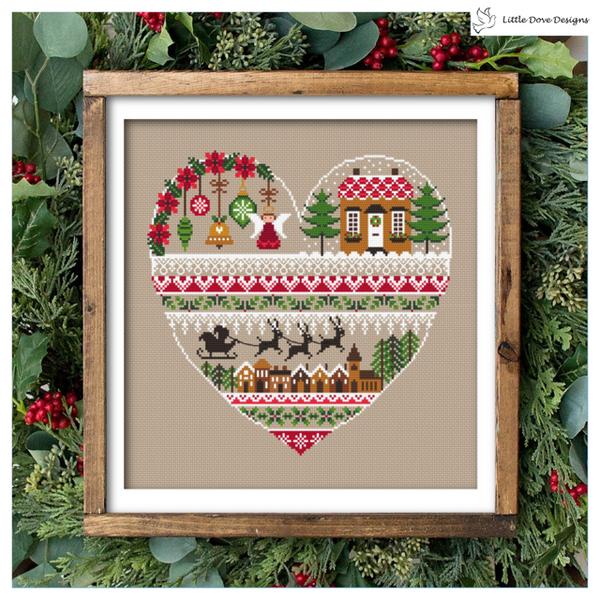 Heart of Christmas Pattern