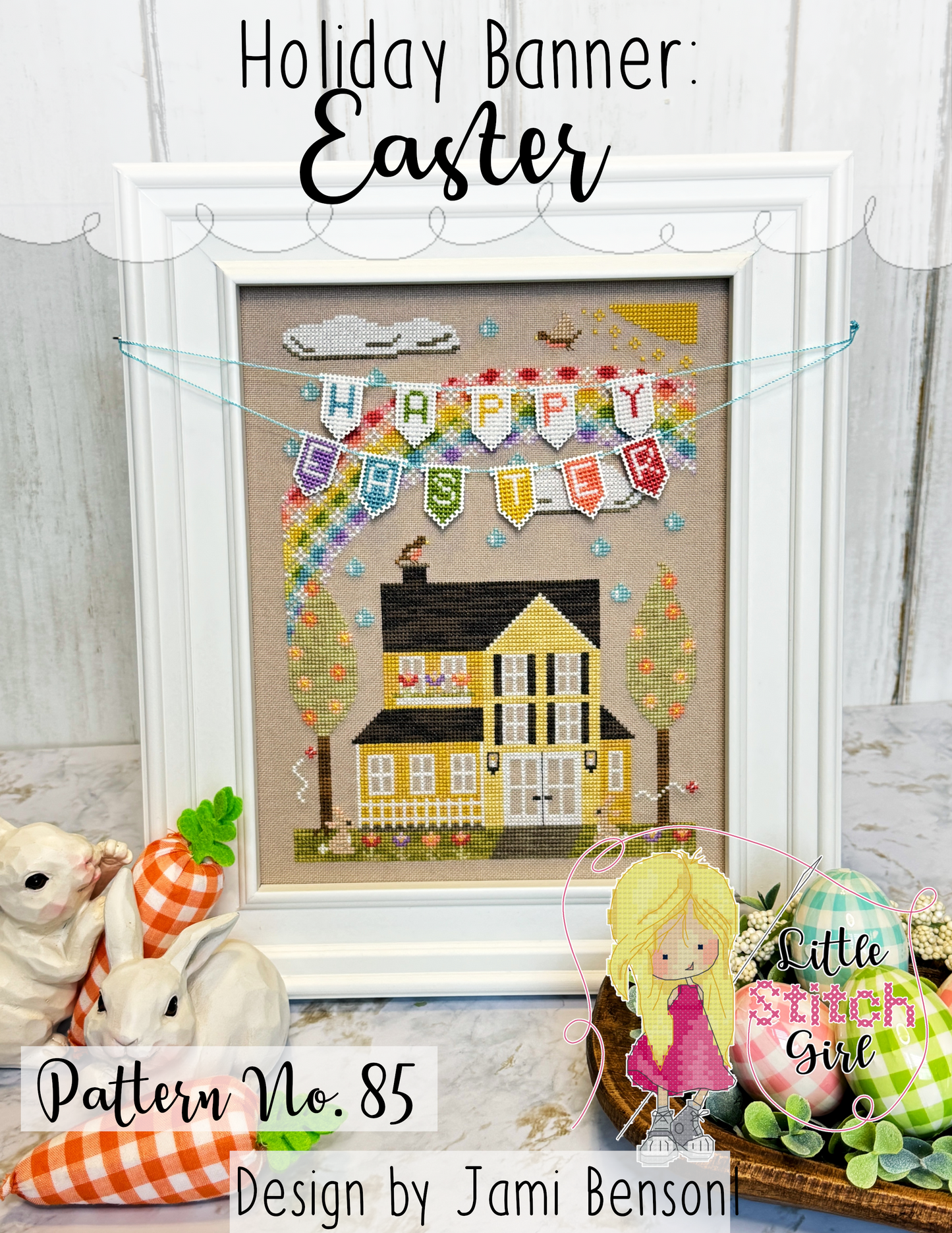 Holiday Banner: Easter Pattern