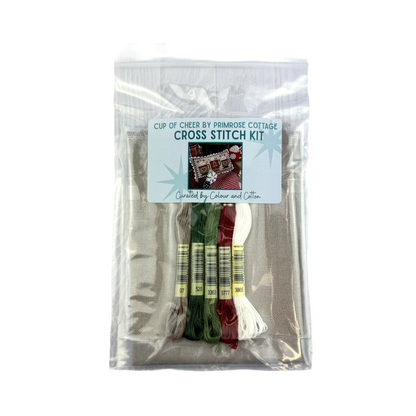 Full Kit Cup of Cheer by Primrose Cottage Stitches