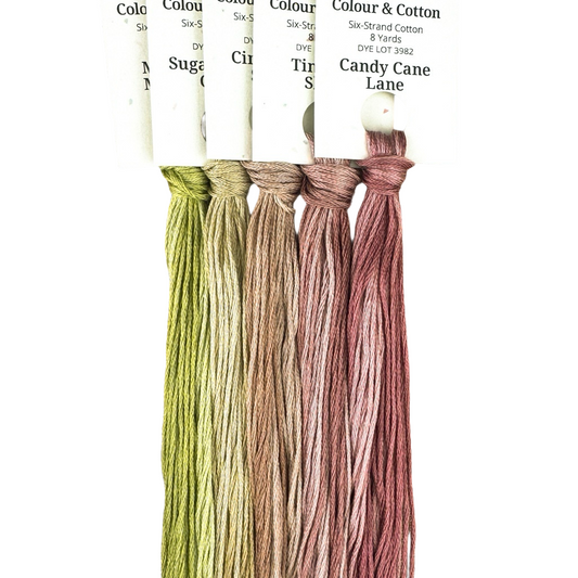 Gradient Thread Set Christmas Village