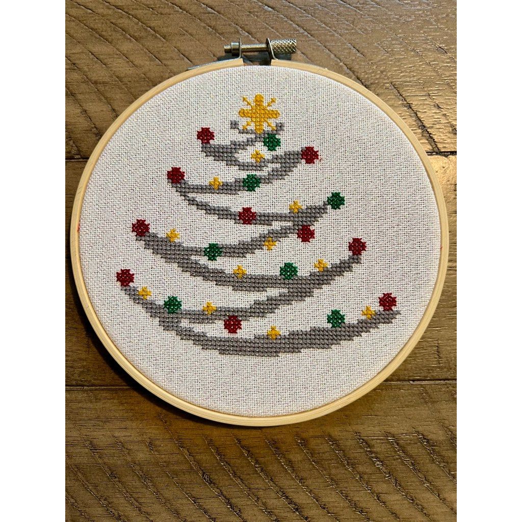 Abstract Christmas Tree Pattern