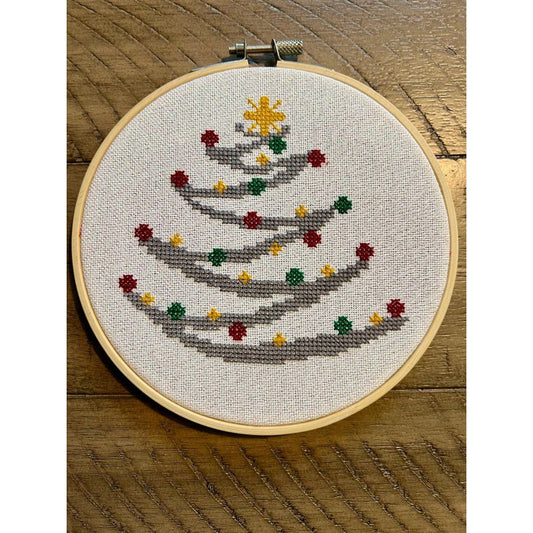Abstract Christmas Tree Pattern