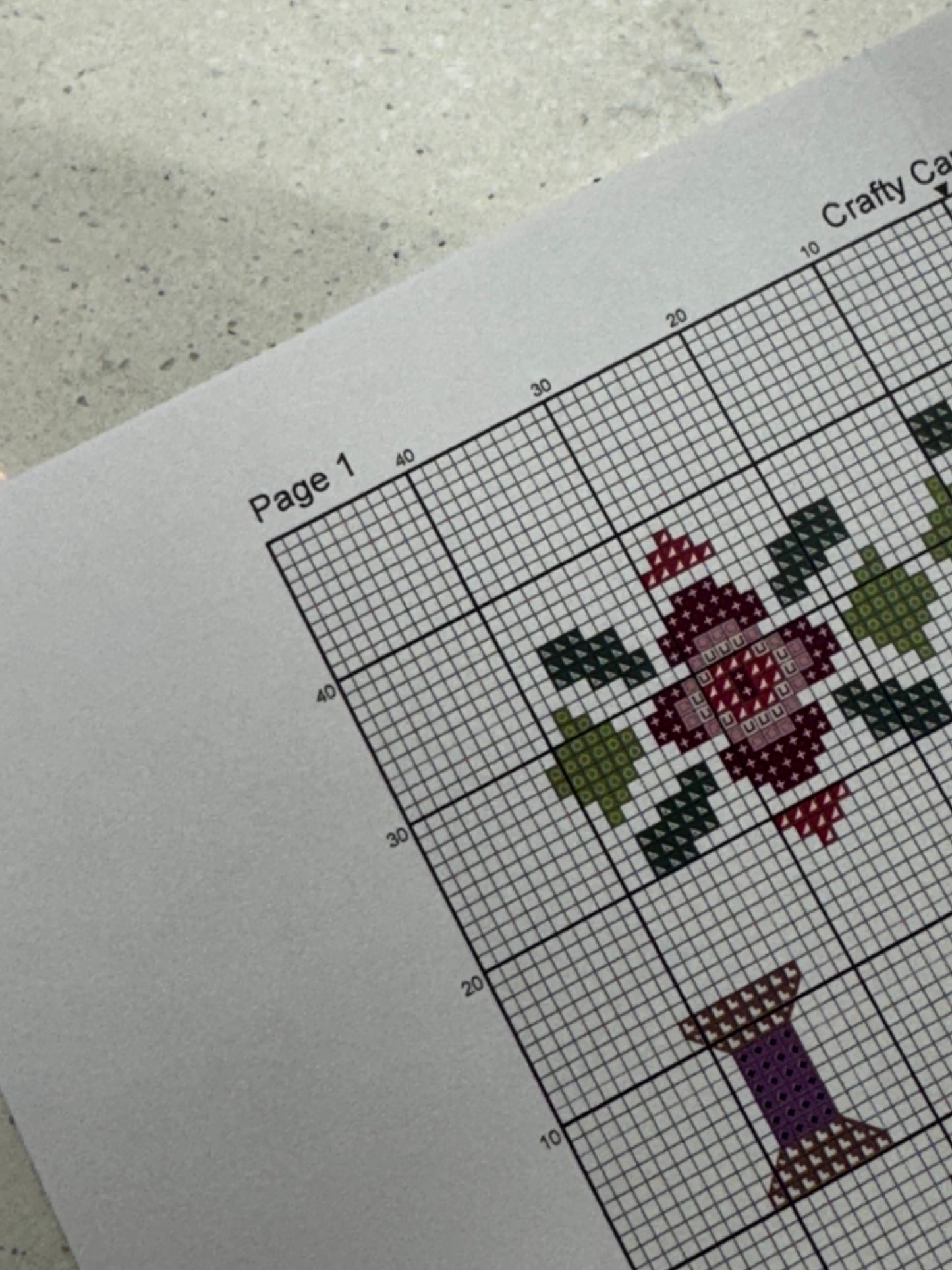 Crafty Cardinal Pattern