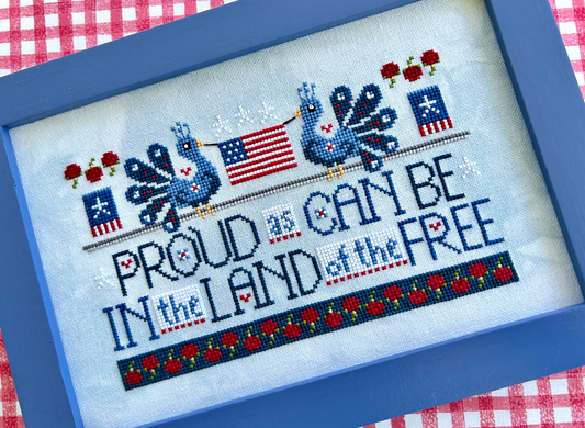 Wordy Birds July Pattern