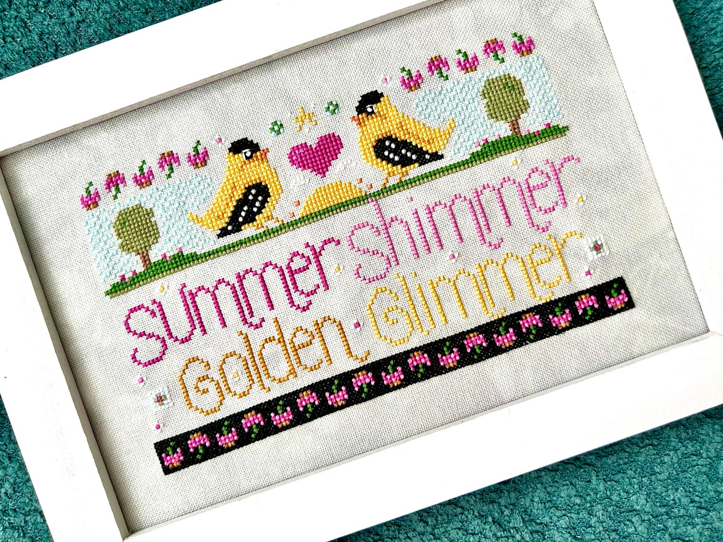 Wordy Birds August Pattern