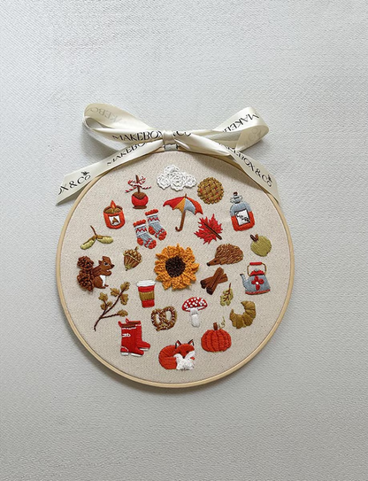 Autumn Stitches Embroidery Kit