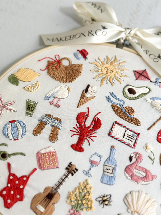 30 Days of Summer Embroidery Kit