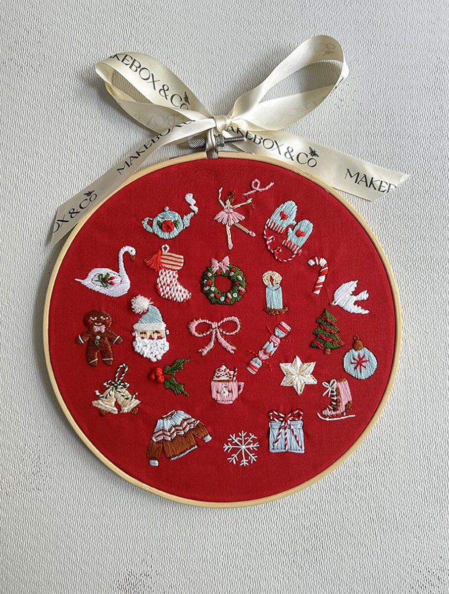 The 24 Days of Advent Embroidery Kit