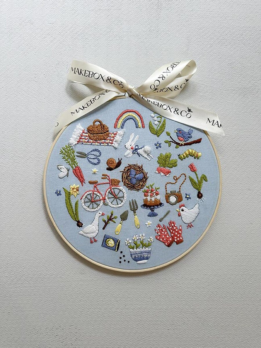 Spring Stitches Embroidery Kit
