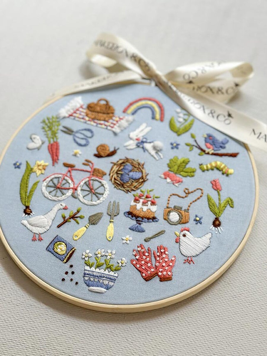 Spring Stitches Embroidery Kit