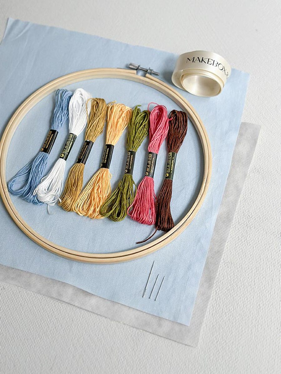 Spring Stitches Embroidery Kit