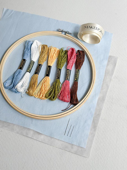 Spring Stitches Embroidery Kit