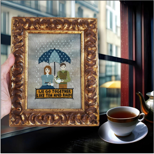 Like Tea and Rain Pattern