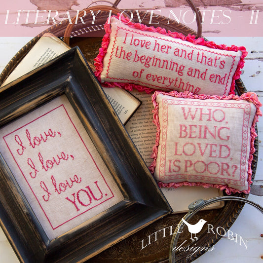 Literary Love Notes II Pattern