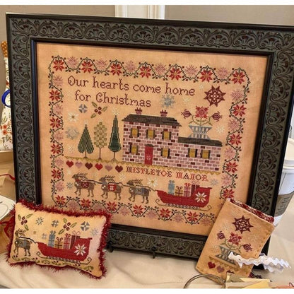 Mistletoe Manor Sampler and Smalls Pattern