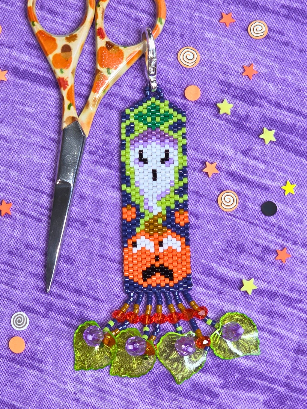 Haunting in the Pumpkin Patch Peyote Beading Kit