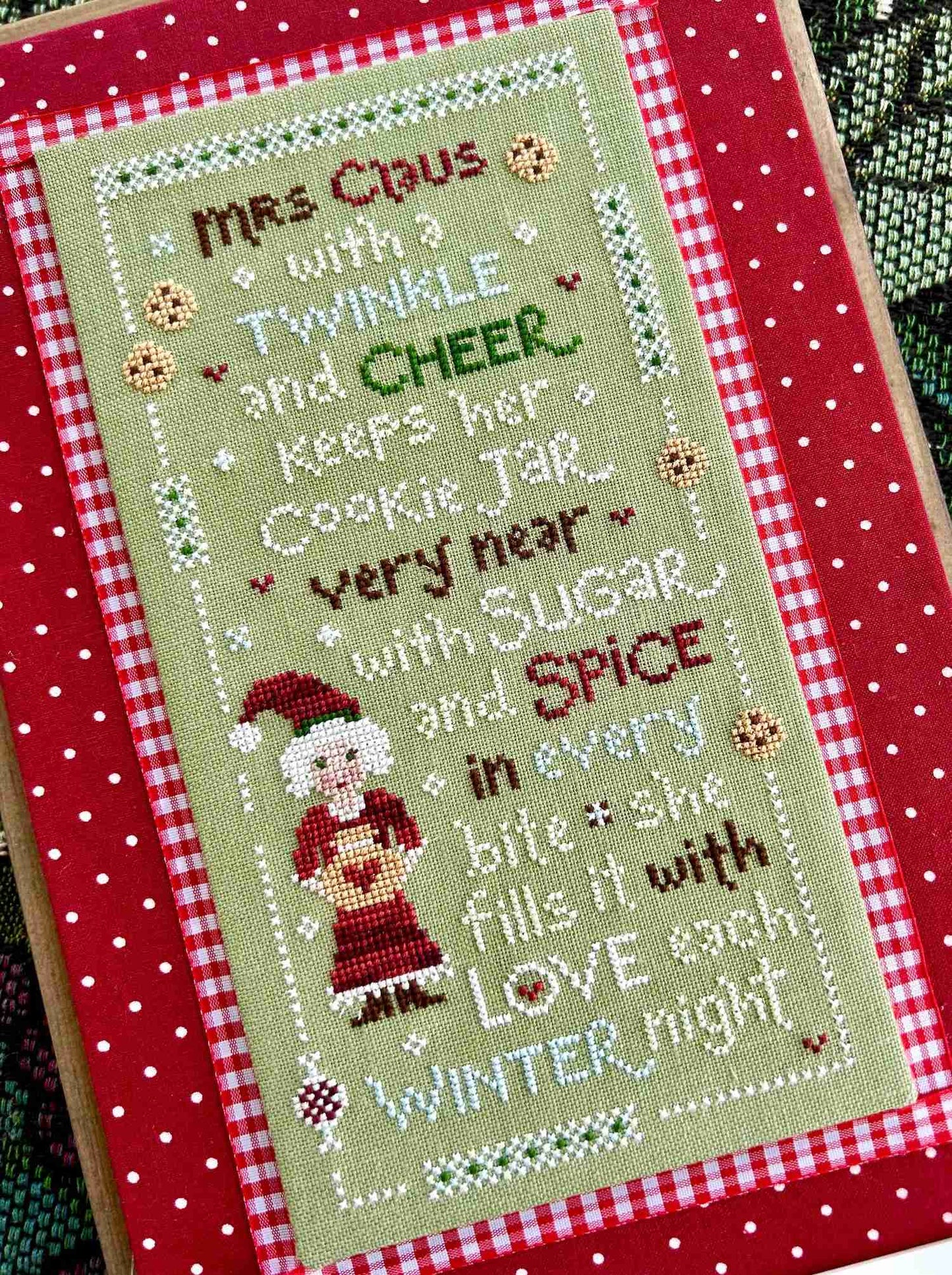 Mrs Claus Cookies Pattern