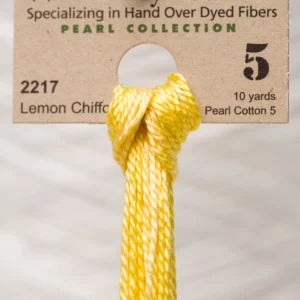 Pearl Cotton 5 – 2217 Lemon Chiffon
