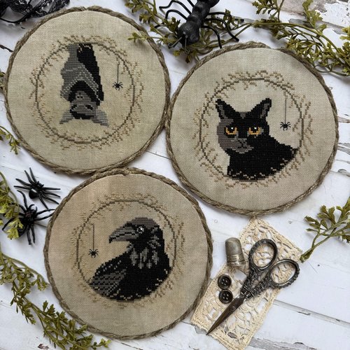 Halloween Animals Trio Pattern
