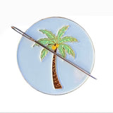 Palm Tree Blue Needle Minder