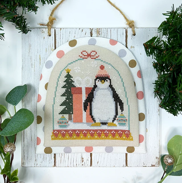 Snowglobe Penguin Pattern