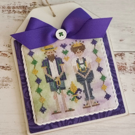 Mr. and Mrs. Mardi Gras Pattern